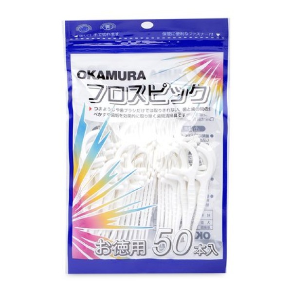 Tăm chỉ nha khoa Okamura (50 cây/gói)